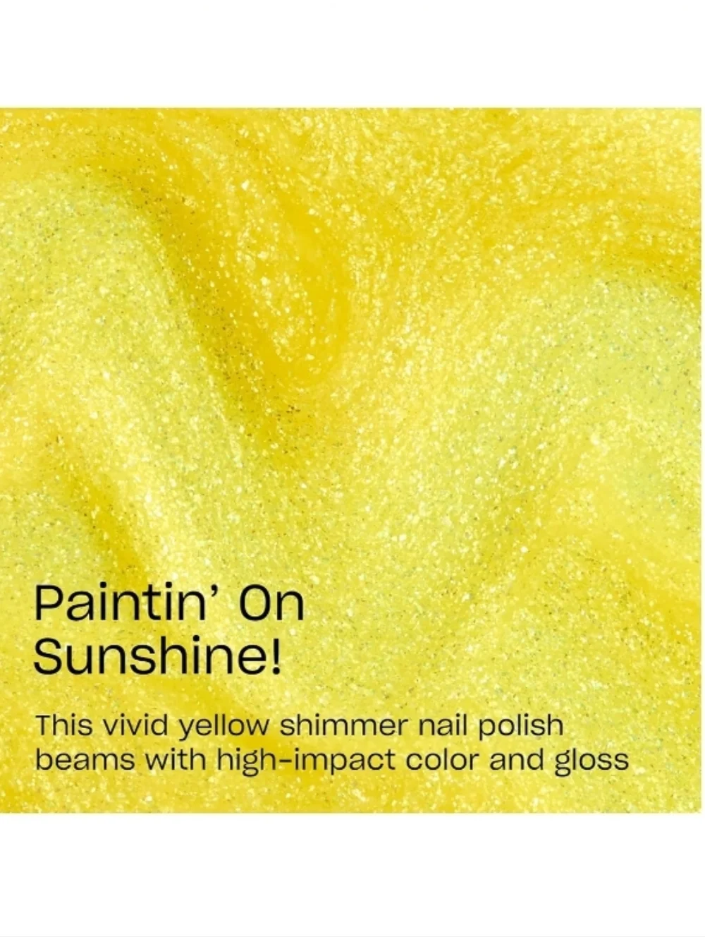 OPI Paintin' On Sunshine! Yellow Shimmer Nail Lacquer